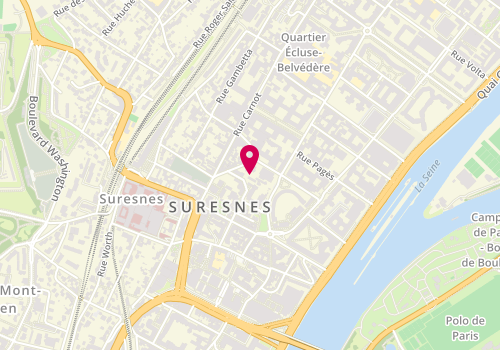 Plan de Sgdf - Groupe De Suresnes Abbé Pierre, 1 Rue d'Estienne d'Orves, 92150 Suresnes