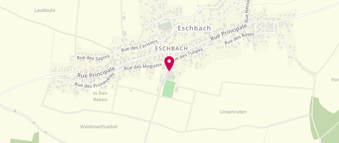 Plan de Centre de loisirs Eschbach, 1 Rue de la Forêt, 67360 Eschbach