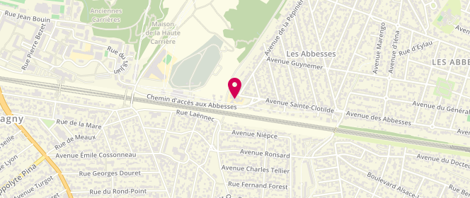 Plan de Accueil de loisirs Louise Michel, 2 Avenue Sainte Clotide, 93220 Gagny