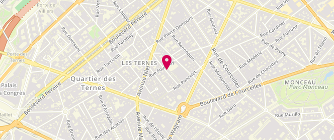 Plan de Laugier / Renaudes - Alsh Municipal - Maternel / Elementaire, 16 Rue Laugier, 75017 Paris