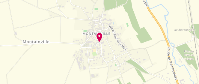 Plan de Ecole de Montainville, 6 Rue du Fer à Cheval, 78124 Montainville