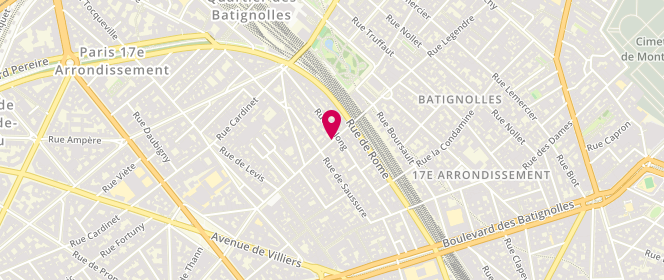 Plan de Ville de Paris - Alsh Municipal - Legendre / Saussure, 49 Rue Legendre, 75017 Paris