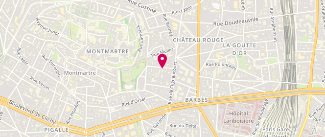 Plan de Andre Del Sarte - Alsh Municipal - Maternel, 11 Rue André Del Sarte, 75018 Paris