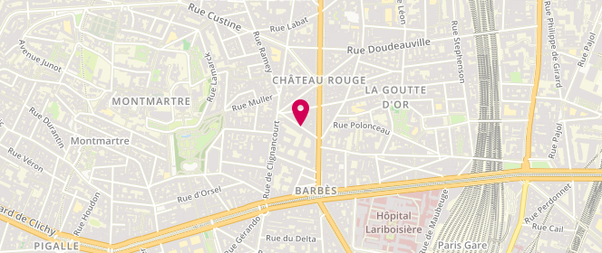 Plan de Christiani - Alsh Municipal - Maternel, 8 Rue Christiani, 75018 Paris
