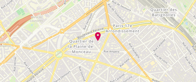 Plan de Gustave Dore - Alsh Municipal - Maternel, 3 Rue Gustave Doré, 75017 Paris