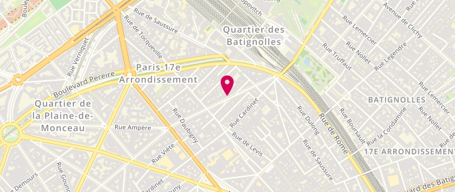 Plan de Jouffroy / Ampere - Alsh Municipal - Maternel, 20 Rue Jouffroy d'Abbans, 75017 Paris