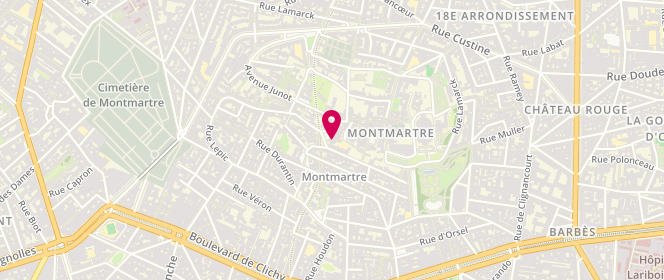 Plan de Jean-Baptiste Clement - Alsh Municipal - Maternel, 4 Place Jean Baptiste Clément, 75018 Paris
