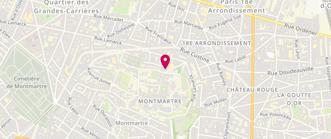 Plan de Mont Cenis - Alsh Municipal - Elementaire, 26 Rue du Mont Cenis, 75018 Paris