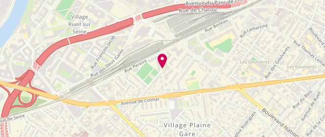 Plan de Club Riber, 96 Rue d'Estienne d'Orves, 92500 Rueil-Malmaison