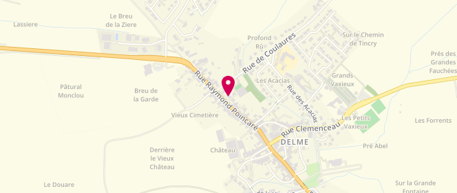Plan de SIS de Delme - périscolaire/extrascolaire, Salle Saint Exupéry, 57590 Delme