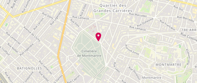 Plan de Mom'artre, 2 Rue de la Barrière Blanche, 75018 Paris