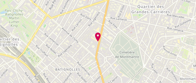 Plan de Saint-Ouen -Alsh Municipal- Elementaire, 23 Avenue de Saint-Ouen, 75017 Paris