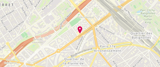Plan de Berthier - Alsh Municipal - Elementaire, 112 Boulevard Berthier, 75017 Paris