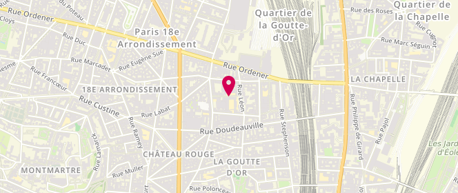 Plan de Pierre Budin - Alsh Municipal - Elementaire, 5 Rue Pierre Budin, 75018 Paris