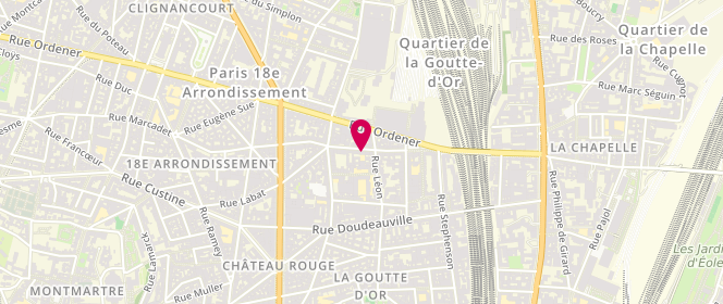 Plan de Marcadet / Oran - Alsh Municipal - Maternel / Elementaire, 29 Rue Marcadet, 75018 Paris