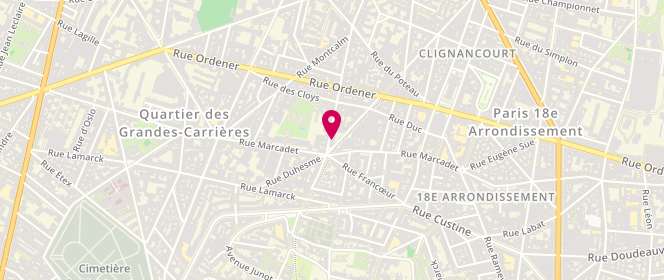 Plan de Ruisseau - Alsh Municipal - Maternel, 6 Rue du Ruisseau, 75018 Paris