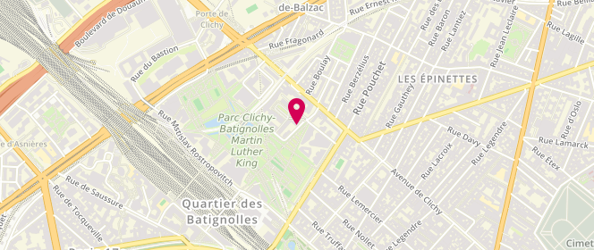 Plan de Bernard Buffet- Alsh Municipal - Elementaire, 14 Rue Bernard Buffet, 75017 Paris