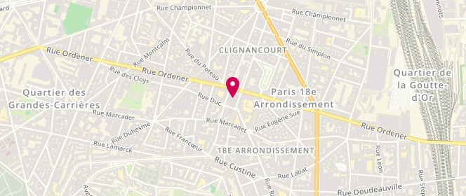 Plan de Cloys - Alsh Municipal - Maternel, 41 Rue des Cloÿs, 75018 Paris