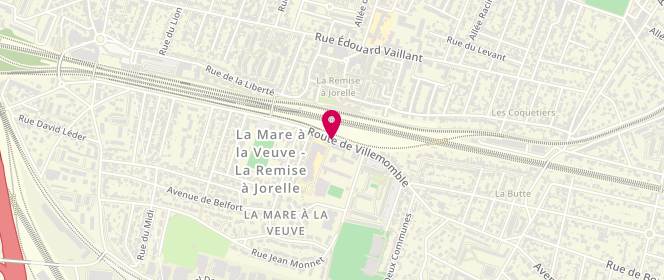 Plan de Maternelle Pierre Curie, 122 Route de Villemomble, 93140 Bondy