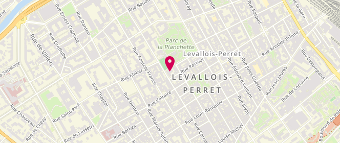 Plan de Centre de loisirs Maternel Louis Pasteur, 5 Rue Pasteur, 92300 Levallois-Perret