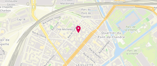 Plan de Eiders - Alsh Municipal - Maternel, 5 Rue des Eiders, 75019 Paris
