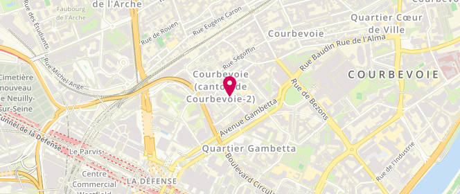 Plan de Guynemer, 24 Rue Carnot, 92400 Courbevoie