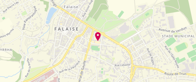 Plan de Centre de loisirs de Falaise, 10 Rue Saint Jean, 14700 Falaise