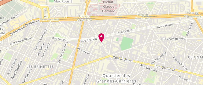 Plan de Vauvenargue - Alsh Municipal - Maternel / Elementaire, 50 / 52 Rue Vauvenargue, 75018 Paris
