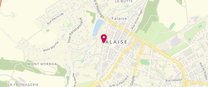 Plan de Centre de loisirs de Falaise, Rue du Camp Ferme, 14700 Falaise