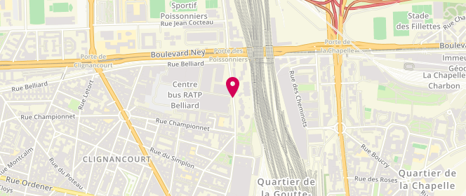Plan de Poissonniers - Alsh Municipal - Maternel / Elementaire, 142 Rue Poissonniers, 75018 Paris