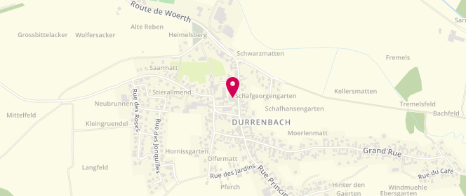 Plan de Centre de loisirs de Durrenbach, 34 Rue Principale, 67360 Durrenbach