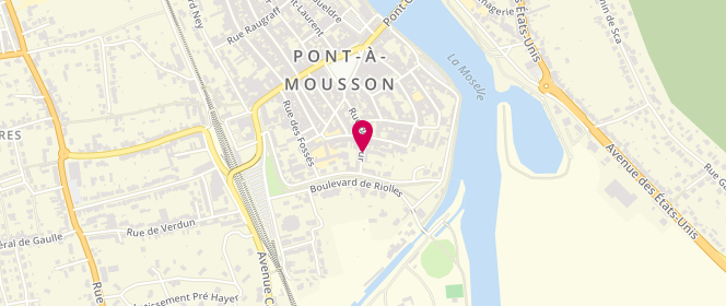 Plan de Sni Animation, 13 Rue du Four, 54700 Pont-à-Mousson