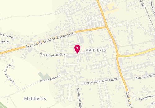 Plan de périscolaire de Maidières, Place Nicolas Maire, 54700 Maidières