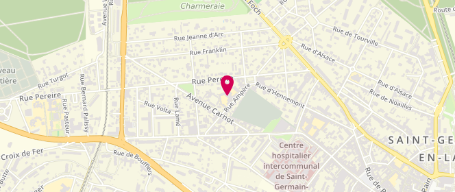 Plan de Accueil de loisirs - Ampere - Maternel, 19 Rue Ampère, 78100 Saint-Germain-en-Laye