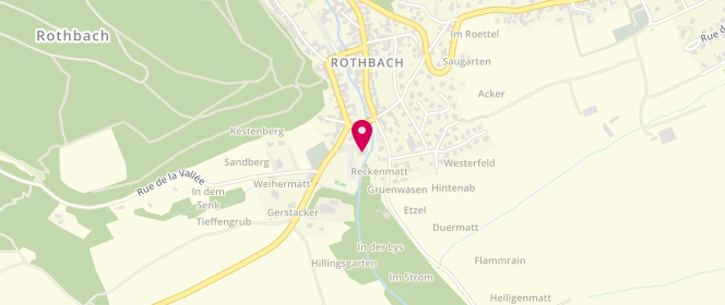 Plan de Accueil de loisirs Rothbach, 7 Rue d'Ingwiller, 67340 Rothbach