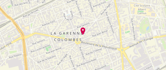 Plan de Voltaire (Maternel), 44 Rue de l'Aigle, 92250 La Garenne-Colombes