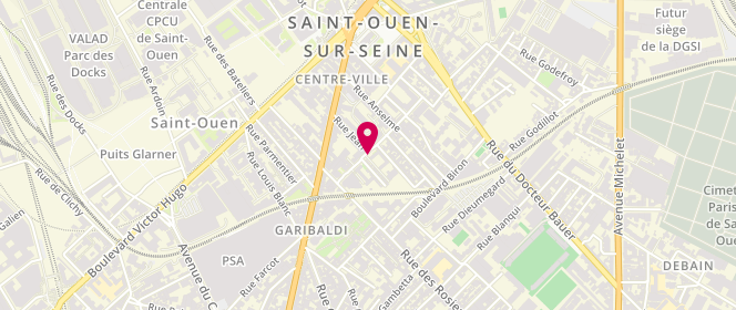 Plan de Accueil de loisirs maternel A.Bachelet, 14 Rue A.bachelet, 93400 Saint Ouen