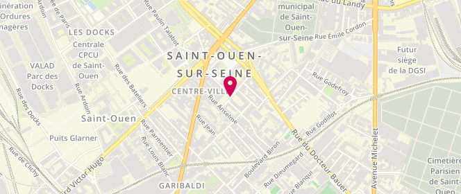 Plan de Accueil de loisirs primaire et adolescent Espace Centre-Ville, 6 Rue Ampère, 93400 Saint Ouen