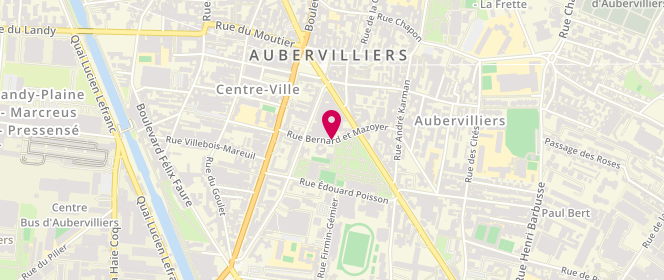 Plan de Accueil de loisirs adolescent Espace Multimédia, 22 Rue Bernard et Mazoyer, 93300 Aubervilliers