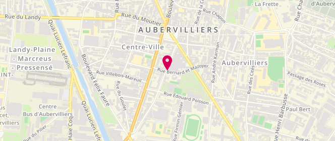 Plan de Accueil de loisirs primaire et adolescent Victor Hugo, 31/33 Rue de le Commune de Paris, 93300 Aubervilliers