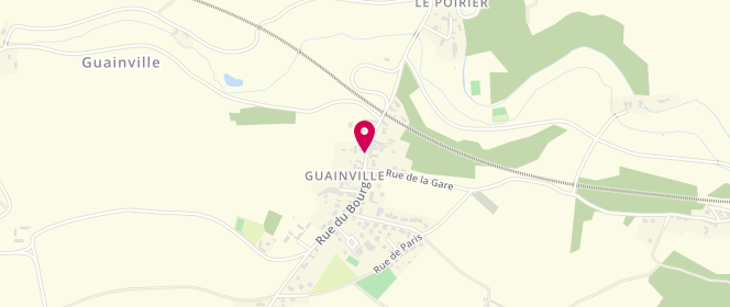 Plan de Accueil périscolaire de Guainville, Rue du Bourg, 28260 Guainville