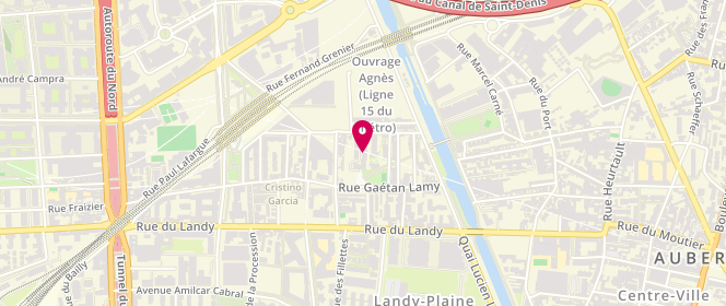 Plan de Accueil de loisirs adolescent Rosa Luxemburg, 38 Rue Gaëtan Lamy, 93300 Aubervilliers