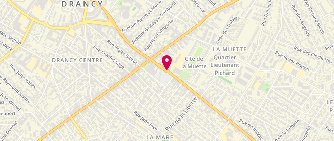 Plan de Accueil de loisirs primaire Joliot Curie, 105 Rue Jean Jaurès, 93700 Drancy