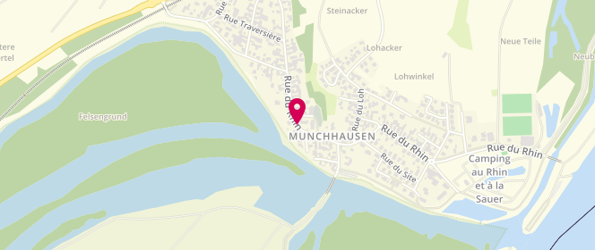 Plan de Accueil de loisirs Munchhausen, Rue du Rhin, 67470 Munchhausen