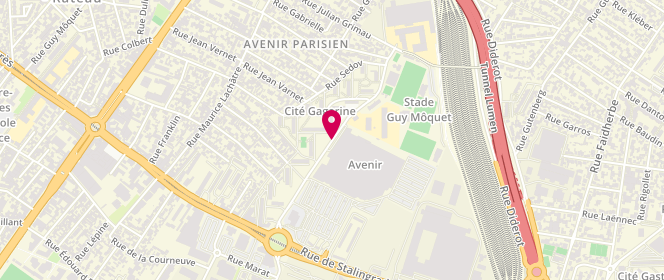 Plan de Accueil de loisirs primaire et adolescent Daniel André, 26 Rue Saint Stenay, 93700 Drancy