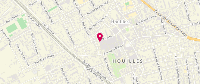 Plan de Accueil de loisirs - Acm Salvador Allende, 44 Rue Hoche, 78800 Houilles