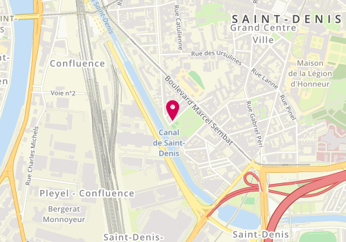 Plan de Accueil de loisirs primaire et adolescent Antenne jeunesse de Geyter, 16 Square de Geyter, 93200 Saint-Denis