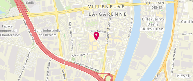 Plan de Jules Verne (Maternel), Rue du Fond de la Noue, 92390 Villeneuve-la-Garenne