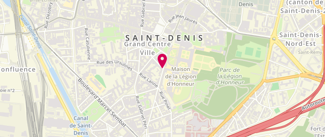Plan de Accueil de loisirs Jean Vilar, 17-19 Rue des Boucheries, 93200 Saint-Denis