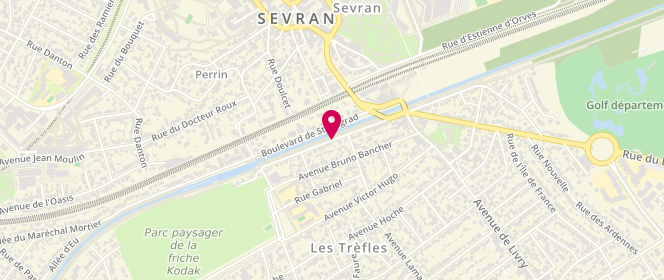 Plan de Accueil de loisirs primaire Victor Hugo, Boulevard de la République, 93270 Sevran
